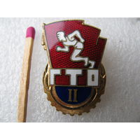 Знак. ГТО. 2 степень. ММД, латунь