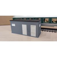 Железнодорожная электрощитовая, модель 1/87