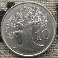 10 центов 1999 Зимбабве