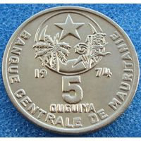 Мавритания. 5 угий 1974 год  КМ#3