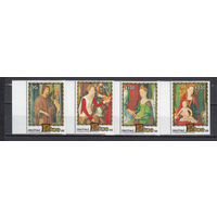 Живопись. Религия. Ниуе. 1992. 4 марки. Michel N 813-816 (10,0 е)