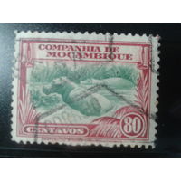 Мозамбик, колония Португалии, 1937.  Стандарт. Бегемот