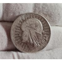 5 злотых 1934 год Польша Ядвига