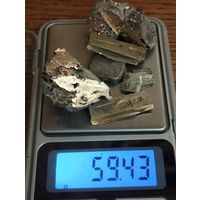 Лот серебра. 59 грамм.