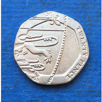 Великобритания 20 пенсов 2015