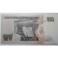 Перу, 100 инти 1987 г. Серия B С. UNC.