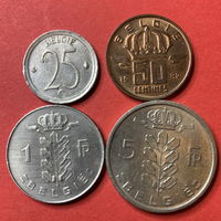 Бельгия, 4 монеты BELGIE
