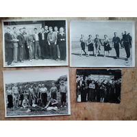Лот фотографий "Студенты на целине". Конец 1950-х. 10 фото. Цена за все.