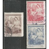 Чехословакия. Сокольский конгресс. Прага. 1948г. Mi#532-34. Серия.