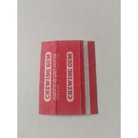 Обертка от жевательной резинки.