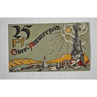 1922 год 25 пфеннигов  Германия