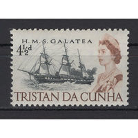 Тристан да Кунья /Tristan da Cunha 1965** Парусный корабль Елизавета II
