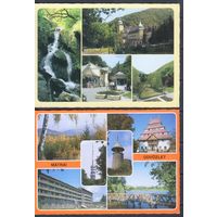 Открытки Венгрия 70-80-е г.г. Отдых и туризм.Города.Природа.Архитектура. 10 штук.