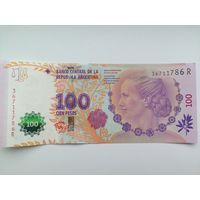 Аргентина 100 UNC c рубля