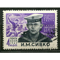Герой Советского Союза матрос Сивко. 1965