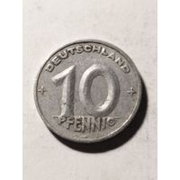 ГДР 10 пфенинг 1950