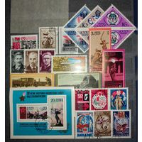 Набор гашеных марок и блоков 1973 г СССР