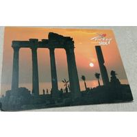 Посткроссинг. Открытка из Турции/Германии: Анталия (11,5х16,5). Прошла почту. Художественные марки.