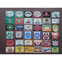 Пивные этикетки по рублю, Россия плюс Украина, цена за 1 шт., ю-925 (3813)