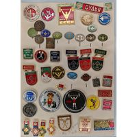 Значок CCCP Спорт Штанга. Тяжолая атлетика. Одним лотом 46 шт. С рубля