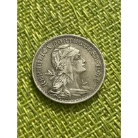 Португалия 50 сентавос 1946г. XF. KM#577