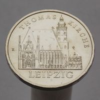 ГДР 5 марок 1984 Церковь святого Томаса в Лейпциге