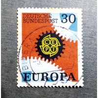 Марка Германия 1967 год Европа СЕРТ