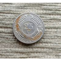 Werty71 Антильские острова 25 центов 2010 Антилы