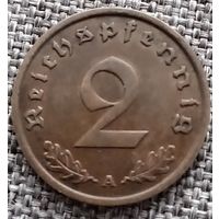 2 рейхспфеннига 1936 А