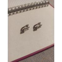 Серьги серебро 925 проба