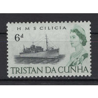 Тристан да Кунья /Tristan da Cunha 1965** Корабль Елизавета II