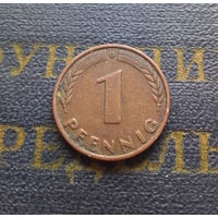 1 пфенниг 1949 (D) Германия ФРГ #03