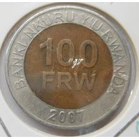 Руанда 100 франков 2007 г