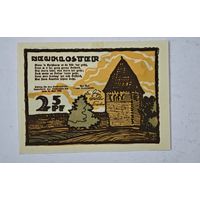 1922 год 25  пфеннигов  Германия нотгельд