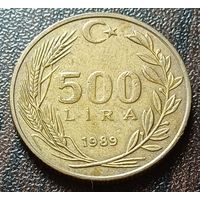 Турция 500 лир, 1989    ( 1-11-1 )