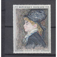 Живопись. Франция 1968. 1 марка. Michel N 1643 (0,8 е).