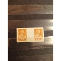 1923 Советская Россия РСФСР Загорский 0107 пара с вертикальной дорожкой чистый клей MNH** (3-10)