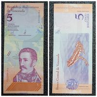5 боливар Венесуэла 2018 г.