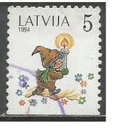 Латвия. 80 лет со дня рождения М.Старасте. Писатель-иллюстратор. 1994г. Mi#386.