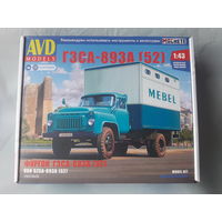 ГАЗ-52 ГЗСА-893А (52) AVD 1:43 Обмен возможен Мебельный фургон Автомобиль в деталях