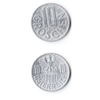 10 грошей Австрия 1970 года
