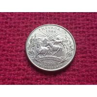 США 25 центов 2006 г. Штат Невада. D