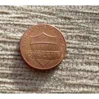 Werty71 США 1 цент 2015 D Щит