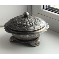 Сахарница мельхиор серебрения