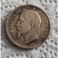 Франция 2 франка 1866