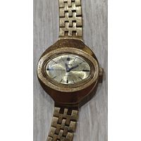 Чайка позолоченая Au10 с браслетом. Олимпиада. Состояние! На ходу