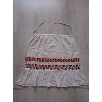 Фартук,  передник вышитый, старинный