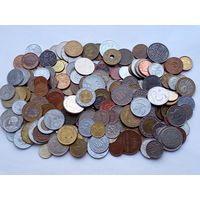 Монеты мира , более 50 стран , 190 штук , без повторов , с 1 рубля .