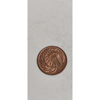 Новая Зеландия 1 цент 1974