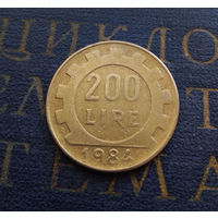 200 лир 1984 Италия #01